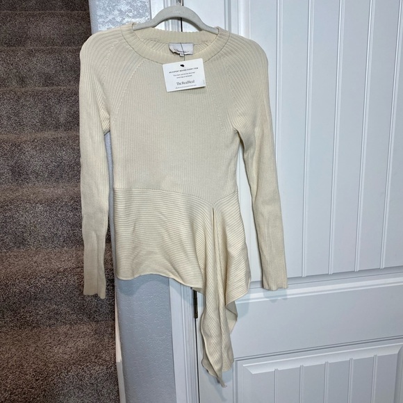 3.1 Phillip Lim Ribbed Sweater With Waist Tie - Picture 8 of 8